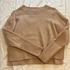 Tan Crew Neck Sweater